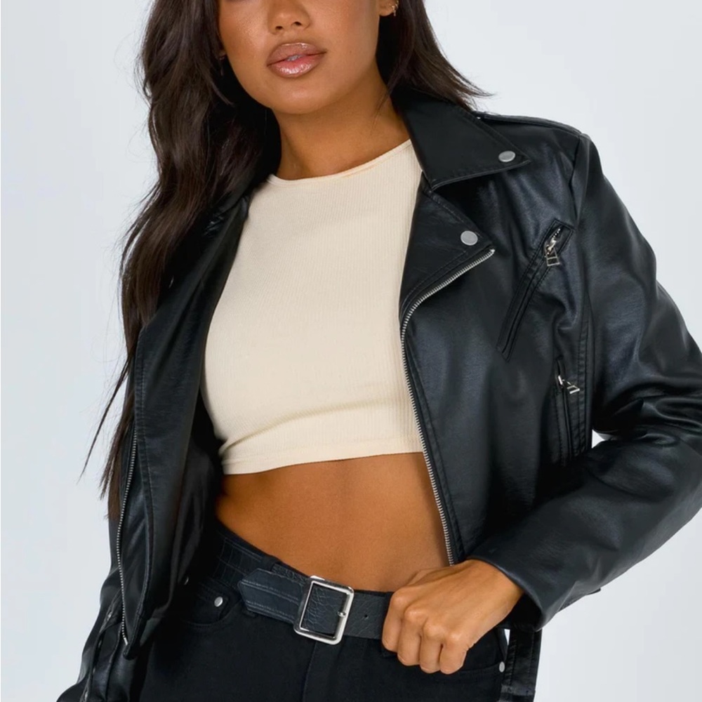 Princess Polly leather jacket